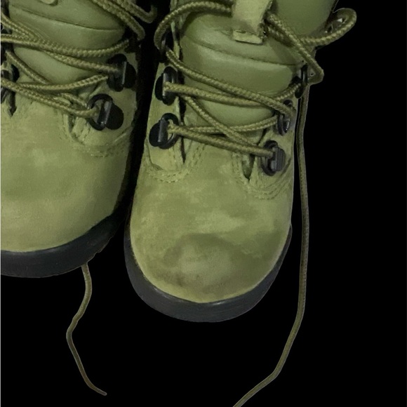 Timberland Boys 6” Field Boots Green - Picture 3 of 4